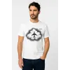 T-Shirt "Cloud Flight", Weiß