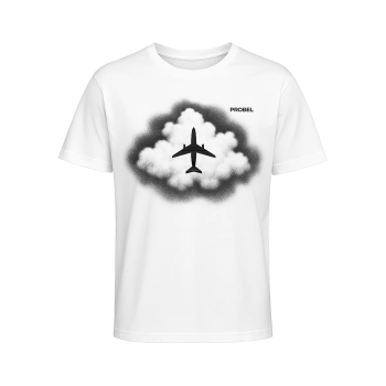 T-Shirt "Cloud Flight", Weiß