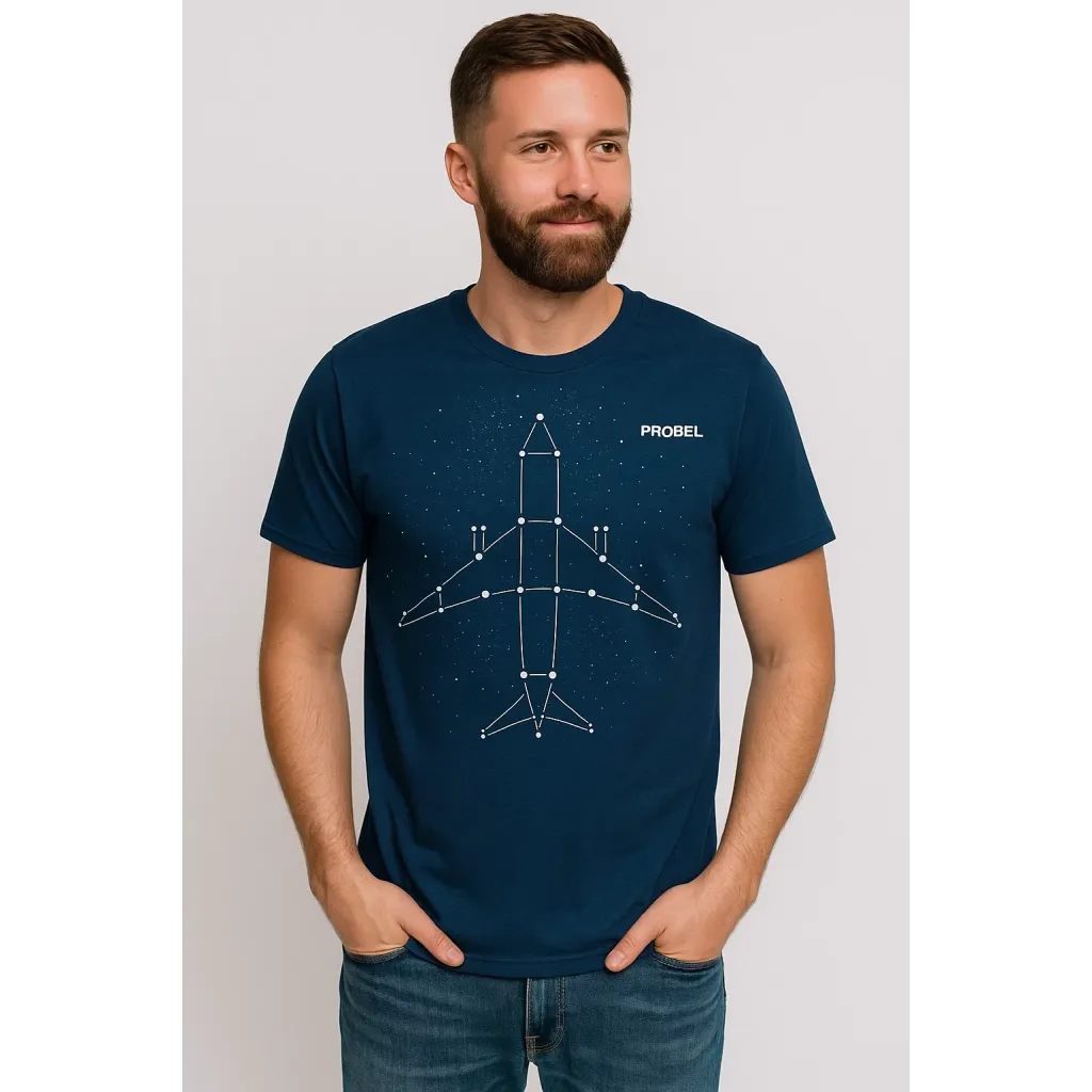 Tričko "Sky Constellation", tmavě modré