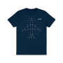 Tričko "Sky Constellation", tmavě modré
