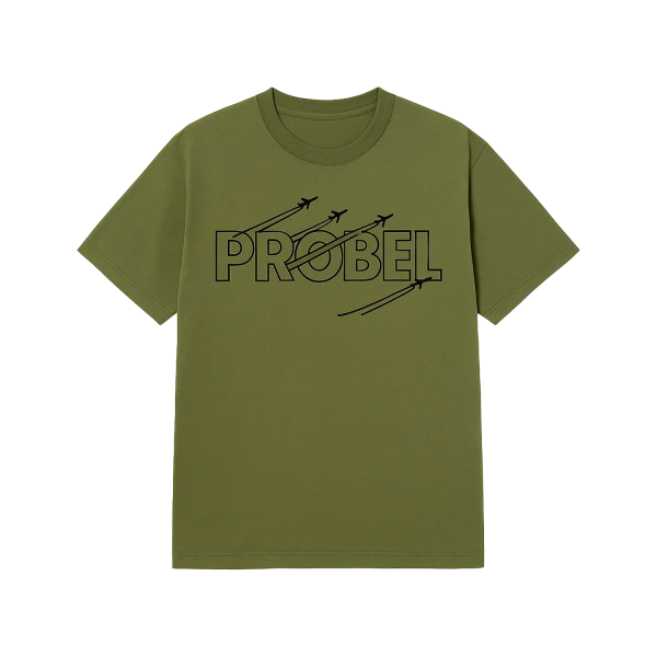 T-Shirt "Probel Skyline", Oliv