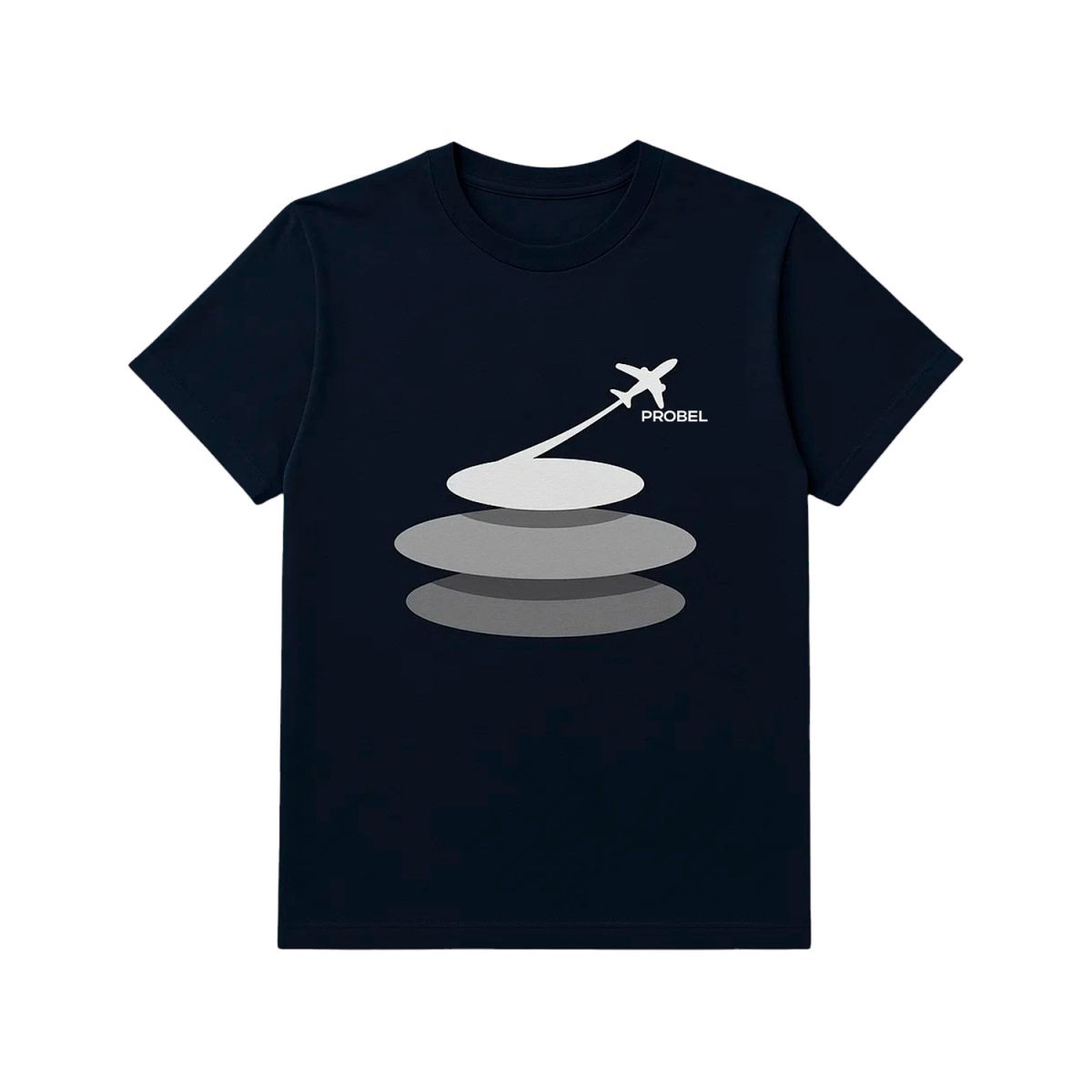 T-Shirt "Probel Takeoff", Blau