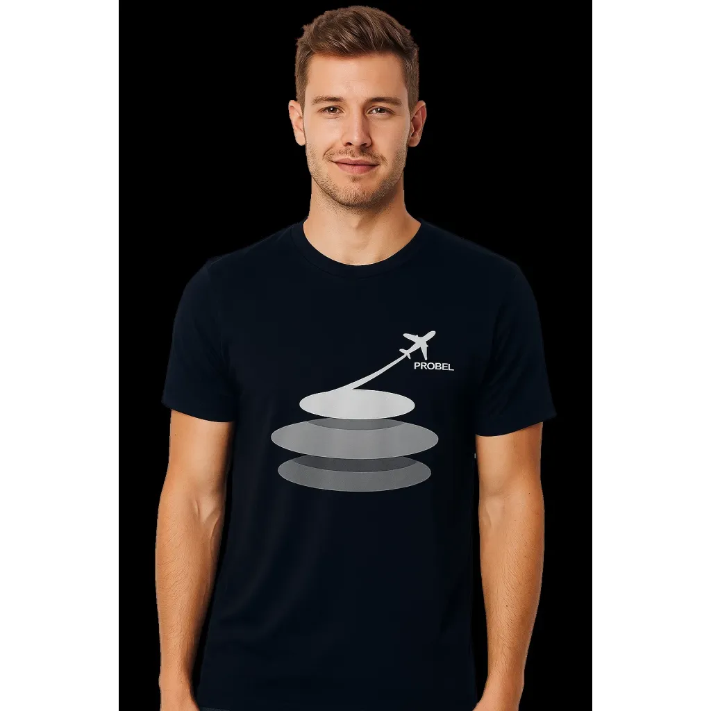 T-Shirt "Probel Takeoff", Blau