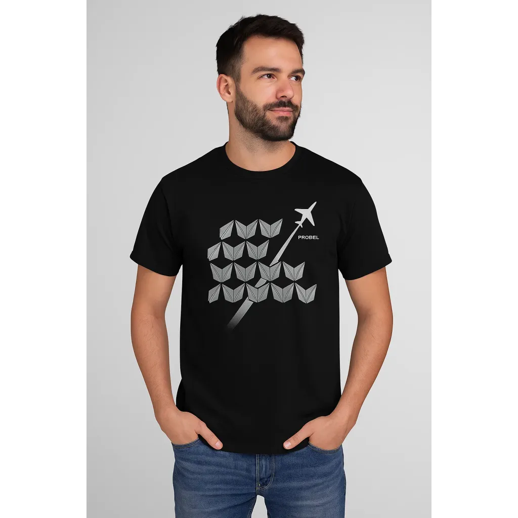 T-Shirt "Probel Vector", Schwarz