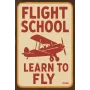 Flight School – Learn to Fly (Red Biplane)