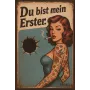 Metallschild "Du bist mein Erster", 20×30 cm
